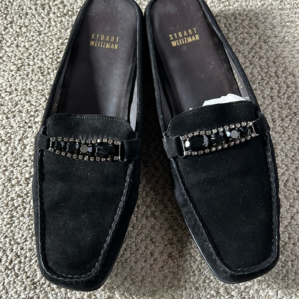 Stewart Weitzman suede slip ons 9 1/2